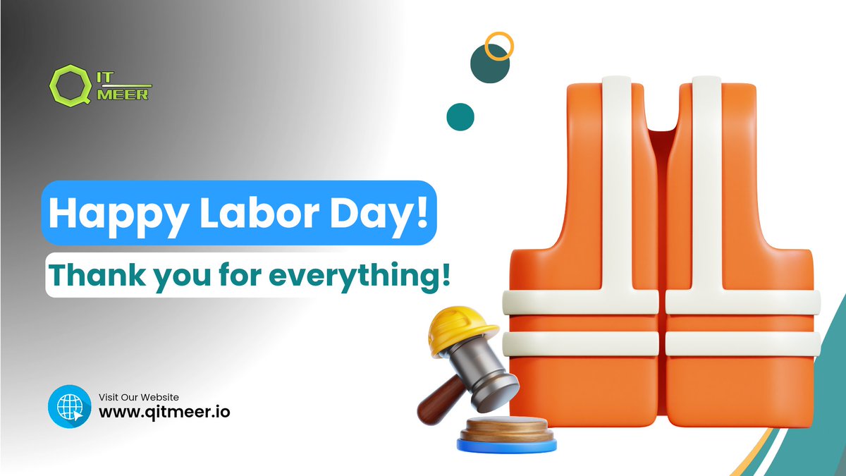 Genius begins great works. Labor alone finishes them. - Joseph Joubert HAPPY LABOR DAY! #LaborDay #LaborDay2024 #QitmeerNetwork #BlockDAG