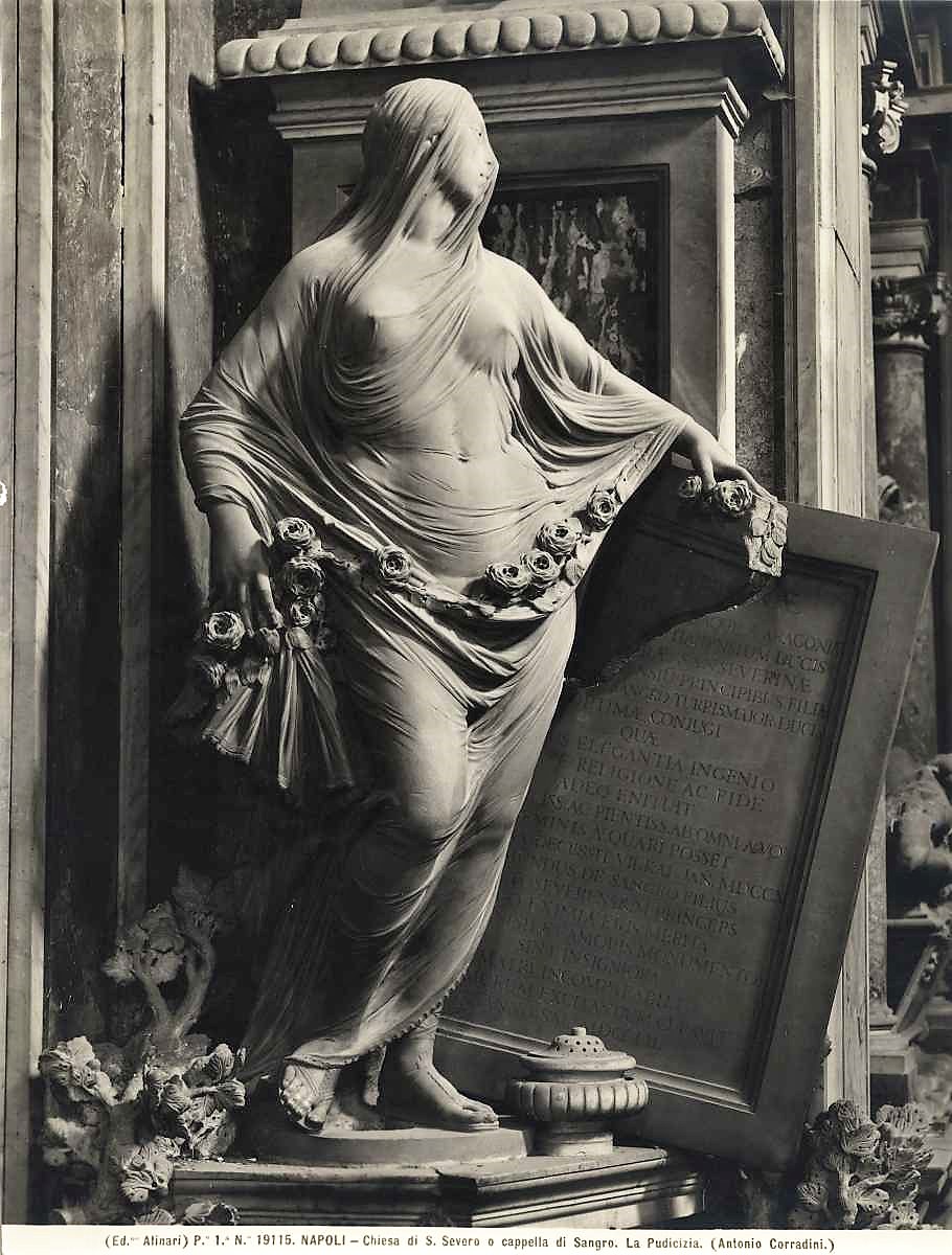 FOTOTECA Antonio Corradini, Allegoria della Pudicizia, 1752. Marmo. Napoli, Cappella Sansevero.