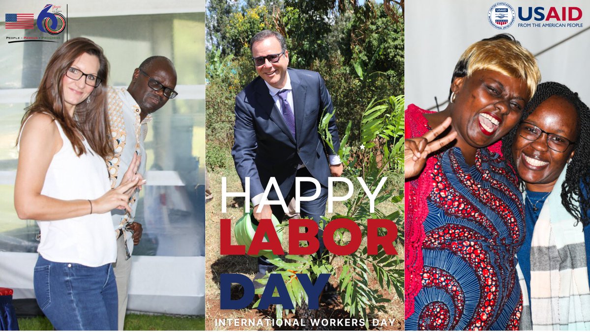 Happy Labor Day! Celebrating all our hardworking colleagues at @USAID working to keep communities safer, healthier and economies thriving. #LaborDay
