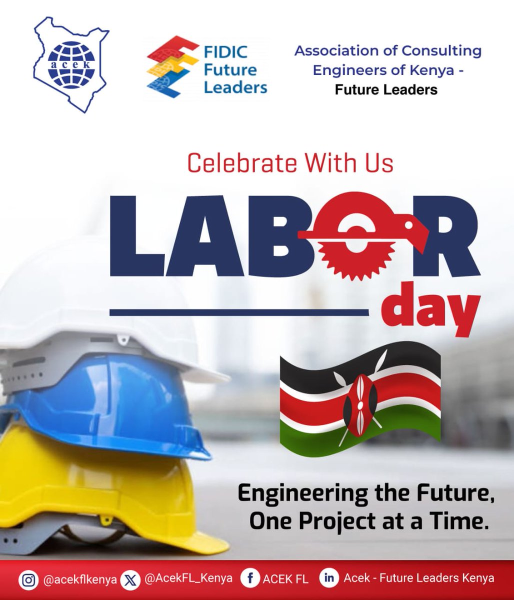The ACEK-FL Council acknowledges and appreciates all the hardworking engineers and citizens of this great country. Your dedication, commitment, and tireless efforts have contributed significantly to the success and growth of our country. Happy Labour Day 2024. #LabourDay2024