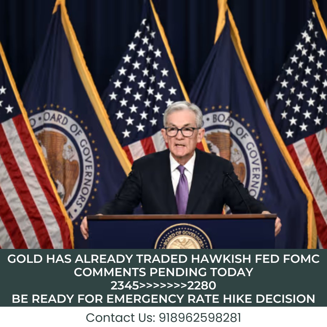 GOLD HAS ALREADY TRADED HAWKISH FED FOMC COMMENTS PENIDNG TODAY

2345>>>>>>>2280 / 65$ Move 
141% price projection area tested succesfully ✅🔥

BE READY FOR EMERGENCY RATE HIKE DECISION #GoldMarket
 #FOMCComments
 #RateHike
 #FinancialMarkets
 #TradingAlert