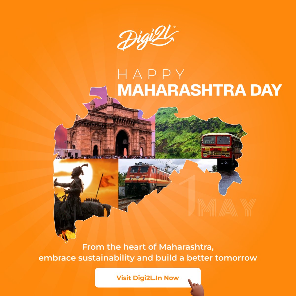 Happy Maharashtra Day!​ 🚩
.
.
.
#Trending #Selloldappliances #Appliances #Instantpayment #Digi2L #Trend