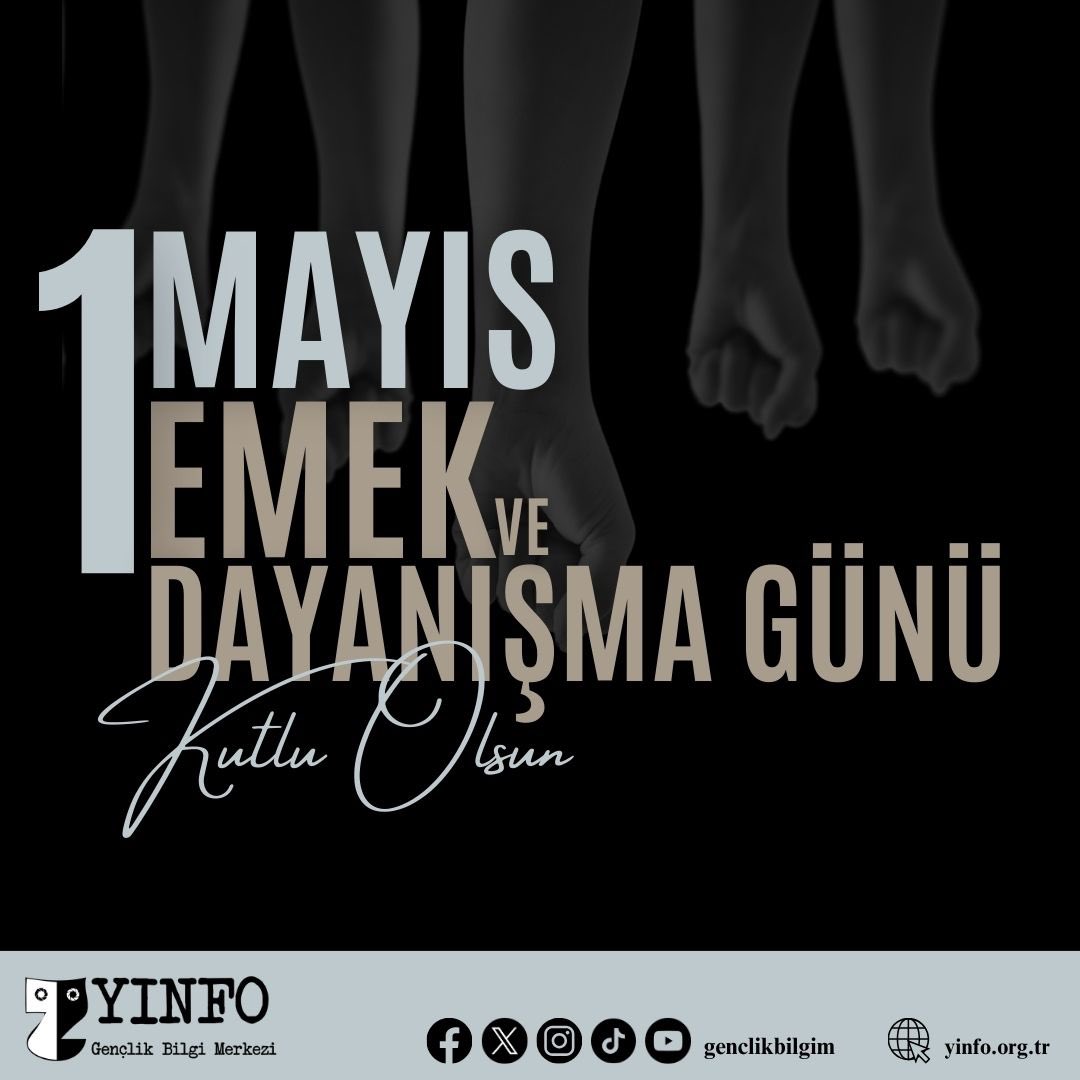 genclikbilgim's tweet photo. Emeğin ve dayanışmanın günü kutlu olsun. 👷👷‍♀️

Bu özel günde, alınteriyle dünyamızı güzelleştiren tüm emekçilerimize, sağlık, mutluluk ve başarı dolu bir ömür diliyoruz.

#yinfo #1MayısİşçiBayramı #1Mayıs #İşçiBayramı #Emek #Dayanışma #İşçiHakları #1MayısKutluOlsun #İş https://t.co/UlKDxtAU2t