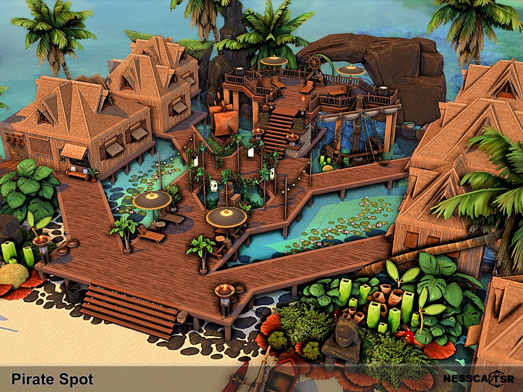 Pirate Spot🏝️no CC✅dl▶️@TheSimsResource◀️
#TheSims4 #TS4 #Sims4 #ts4cc #ShowUsYourBuilds #sims4cc #simscreations #simsbuilds #simscreation @TheSims @simsshare @SimmersDigest @some_simlish @SimsCreatorsCom @SimJammers @TheSimmersSquad @simsfederation #sims4mm HF!❤️