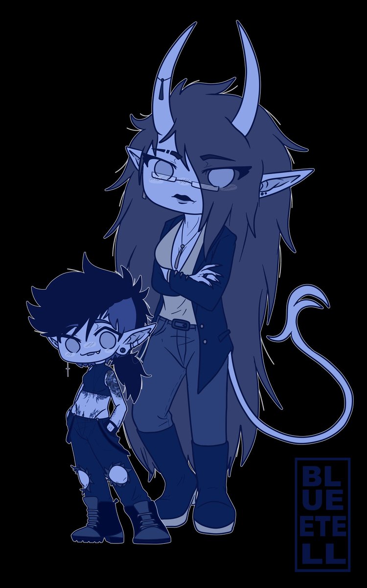BlueEtell's tweet photo. Vampire and Demon Limbo married🥴🥳 https://t.co/PGaL56A1ht