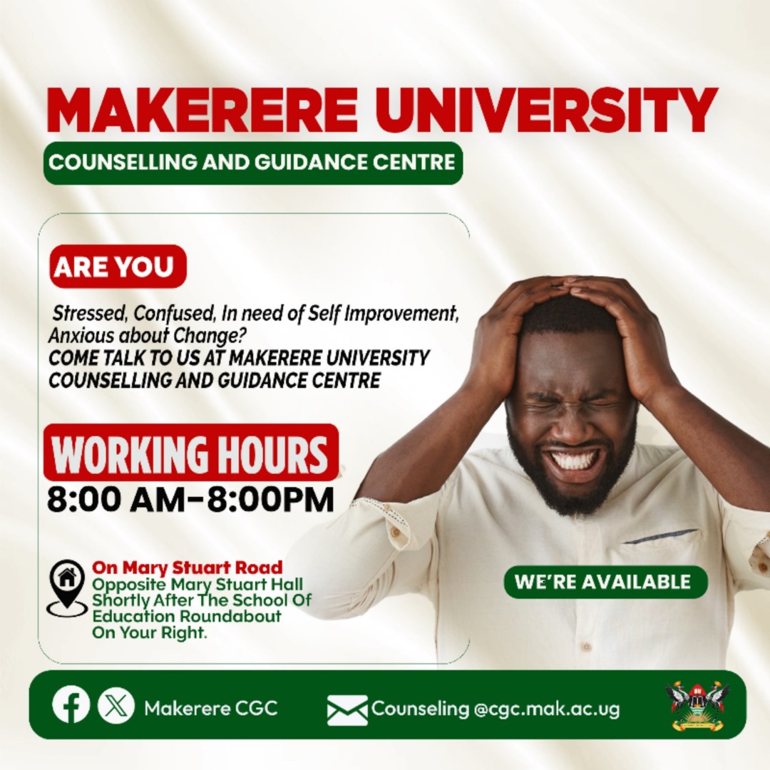 MakGuild's tweet photo. Anything you want to share?
Something you want to get off your chest?
Reach out to the Counseling and Guidance centre,someone there is willing to listen to you.
@buddies_peer https://t.co/dXYGM0C6PG