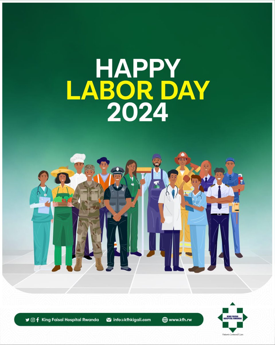 Wishing everyone a Happy Labor Day. Your dedication and hard work are truly appreciated. Enjoy a well-deserved day of rest and celebration! #KFHcares