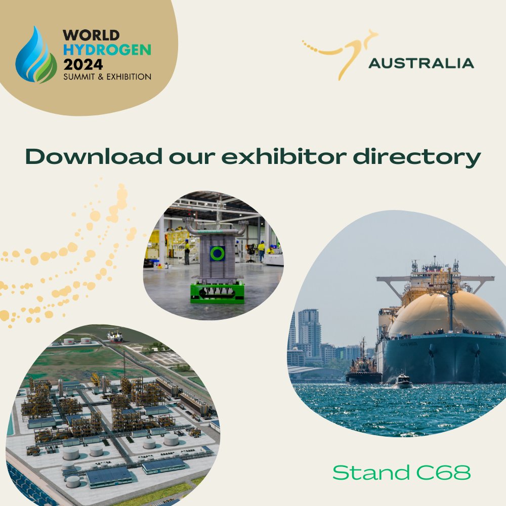 Australia’s hydrogen investment pipeline of A$230-300 billion represents about 40% of all global renewable hydrogen projects announced to date.  Download our WHS Company Directory for information on the @HydrogenFSummit in Rotterdam from 13-15 May: ow.ly/bZkS50RrnV1