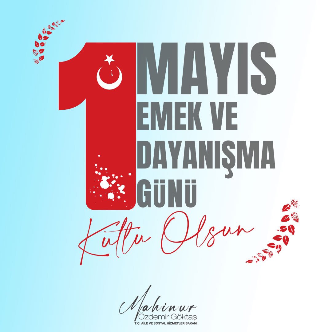 Elinin emeği, alnının teriyle rızkını çıkarmanın, evine ve ailesine helal lokma götürmenin derdiyle çalışan tüm işçi ve emekçilerimizin 1 Mayıs Emek ve Dayanışma Günü’nü kutluyorum. Güçlü bir Türkiye’nin inşâsında, ülkemizin kalkınması ve artan refahında kendilerine çok şey…