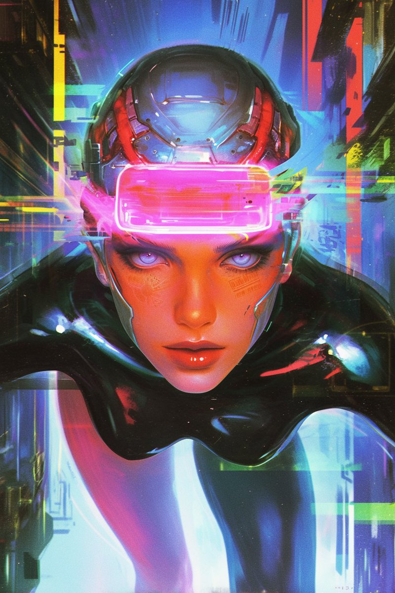 Eyes on You (Cyberpunk) (Retro) #AIart