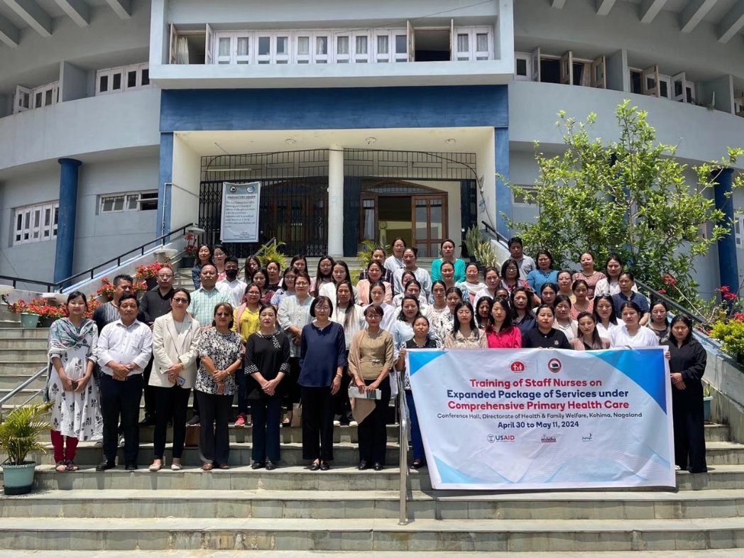 NagalandNhm's tweet photo. NHM in collaboration with Jhpiego organised a 5 days training on extended packages of CPHC for staff nurses of PHC-HWC. The training will be held in 2 batches at the DoHFW. https://t.co/8i9H9feHs7