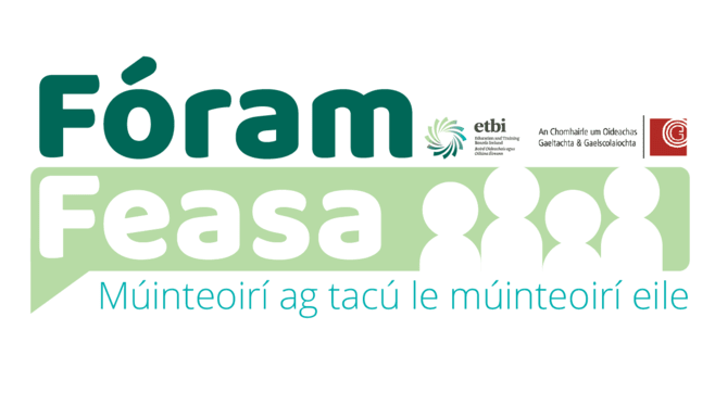 Sraith Ceardlann do mhúinteoirí agus do cheannairí scoile, mar chuid den #FóramFeasa. Ar dtús 02/05/24: deiseanna labhartha a chothú do scoláirí laistigh agus lasmuigh den seomra ranga. Bígí linn! Cláraígí ag: forms.office.com/e/avHJWarpWk. @colmuiretuar @SPMhicDara #oidgael