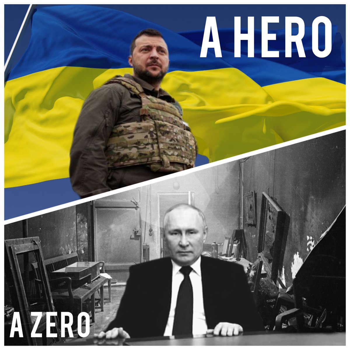 @id_communism Standing up against wannabe zar putins illegal invasion of Ukraine makes #ZelenskyyWarHero in my book 😊
#SlavaUkraïni #heroyamslava ✊