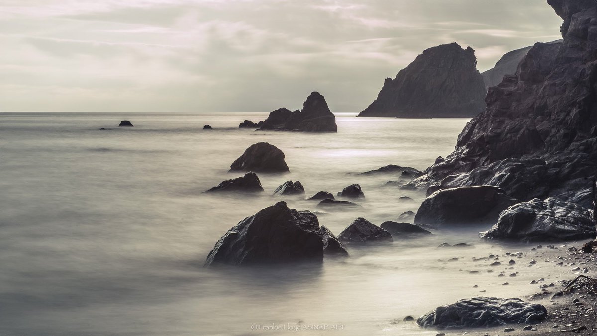 Sunset on the Copper Coast, Kilfarrasy looking west towards Helvic.