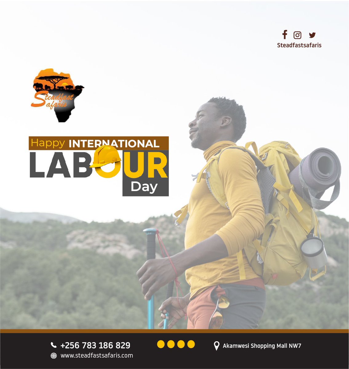 #HappyLabourDay from us to you, remember without labour nothing prospers.