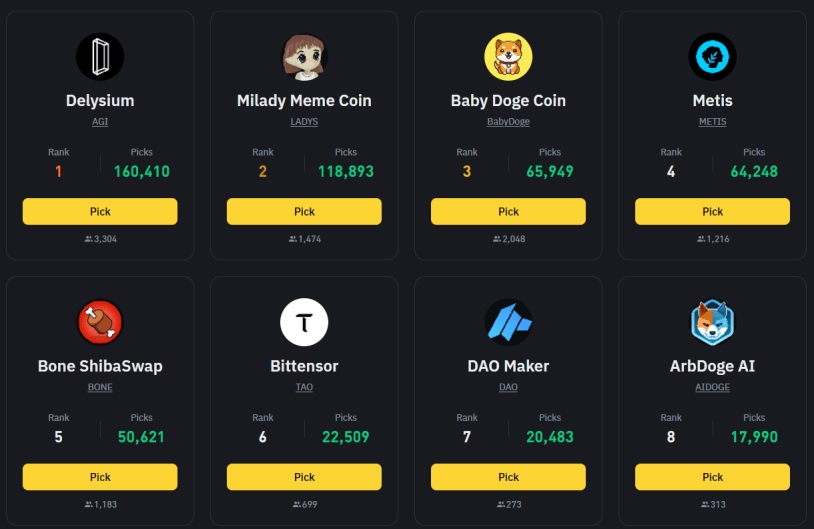 BabyDogenews_'s tweet photo. Vote for BabyDoge on #binance    App

New Listing Coming Soon 💥 
@babydoge 🔥 https://t.co/HA02rocI4D