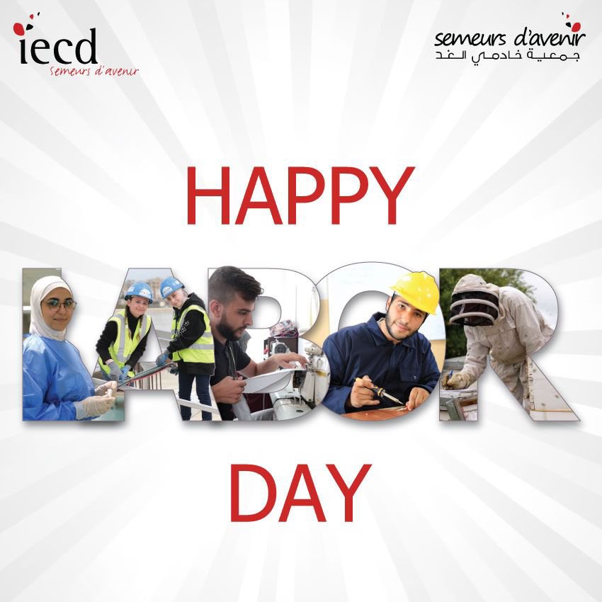HappyLaborDay 🎉 At @iecdlebanon , we are committed to empowering our youth, fostering their skills, and paving their way into the labor market 🌐 We're not just building projects, we're building futures 🌟 Celebrating #LaborDay Day with pride and gratitude! #LaborDay2024