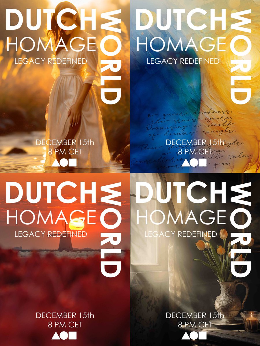 DutchArtComm's tweet photo. Do you love the old Dutch painters as much as we do? 🇳🇱🎨
We have some great artists who contributed to our #dutchhomageworld on @foundation
Go check them out and let us know what you think of the artworks!
Have an amazing day!🌞
https://t.co/UomZbu9QTx https://t.co/ssawmBUn08