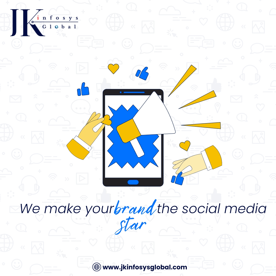 Let us help you take your social media presence to the next level.

Connect with us today.
📞 9081081005/06
📧 info@jkinfosysglobal.com
🌐 jkinfosysglobal.com

#jkinfosysglobal #onlinemarketing #advertisingagency #paidadvertising #paidpromotion #socialmediamarketing