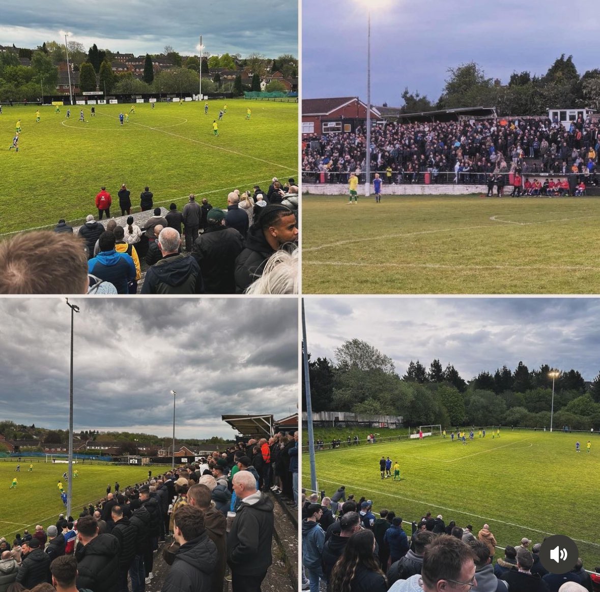 Dwarfio's tweet photo. After the shite of #VAR, what a refreshing night of football watching Gornal Athletic’s last game at the old lady (Garden Walk). 725 in attendance for Level 11! #football #againstVAR #nonleaguefootball https://t.co/v2lDFDXBne