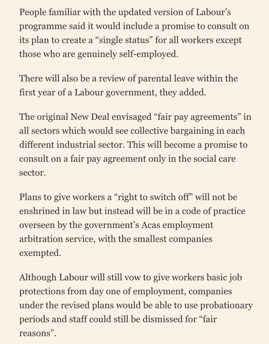 It’s being gutted. One wonders if any union leaders might actually show their teeth over this, having been sold the “New Deal” in exchange for quiescence over the last few years.