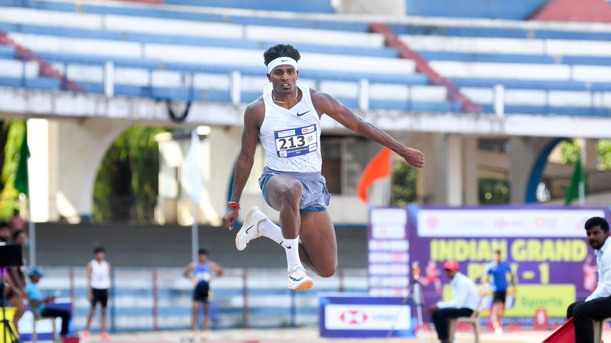 ALMOST THERE! 🥇 @PraveenChithra1's best effort of 17.12m is just 10 centimetres shy of the #Paris2024 Olympic qualification mark, as the #TeamIIS athlete picks up Gold at the IGP-1 in Bengaluru. ⚡️ #CraftingVictories 🇮🇳