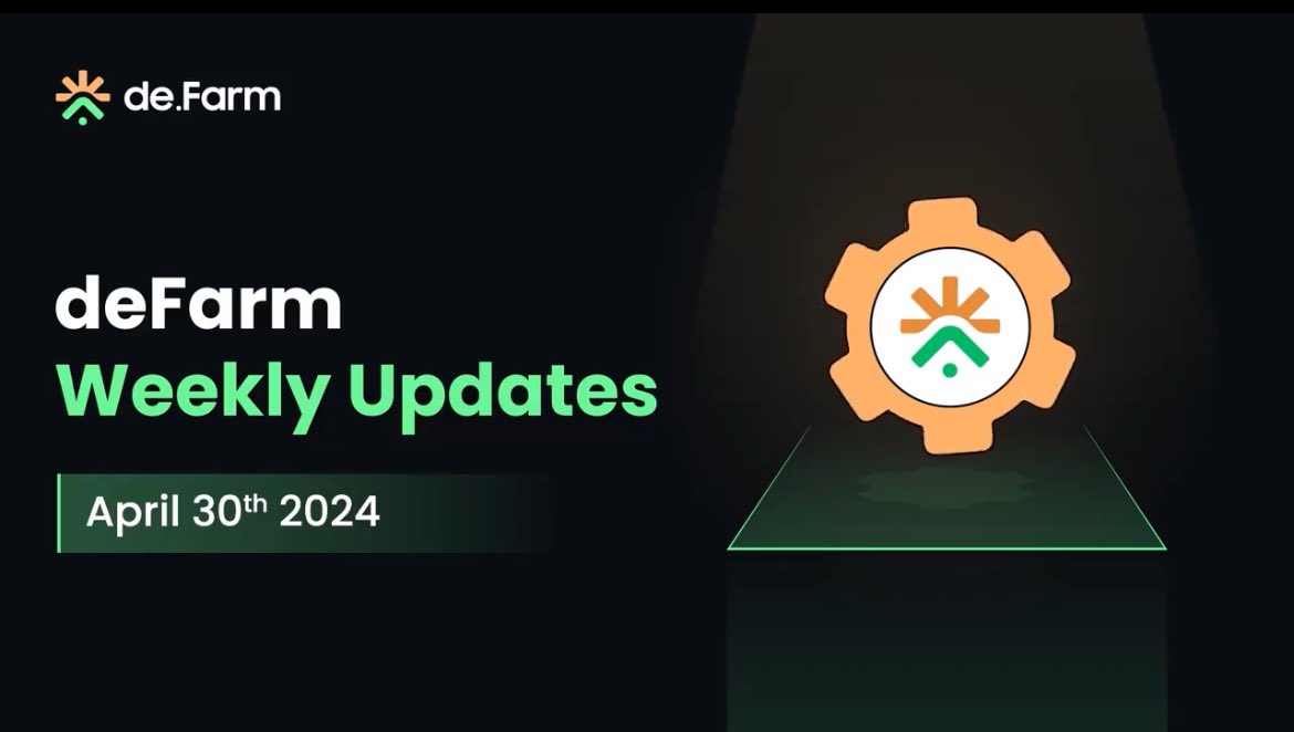 0xdavid55's tweet photo. The recent updates unveiled last month regarding @defarm_ETH are brimming with excitement and noteworthy developments, making it highly advisable for individuals to delve into and explore further.
#defarm experienced a massive growth within the ecosystem.
That’s to say, April was a full of new development.
