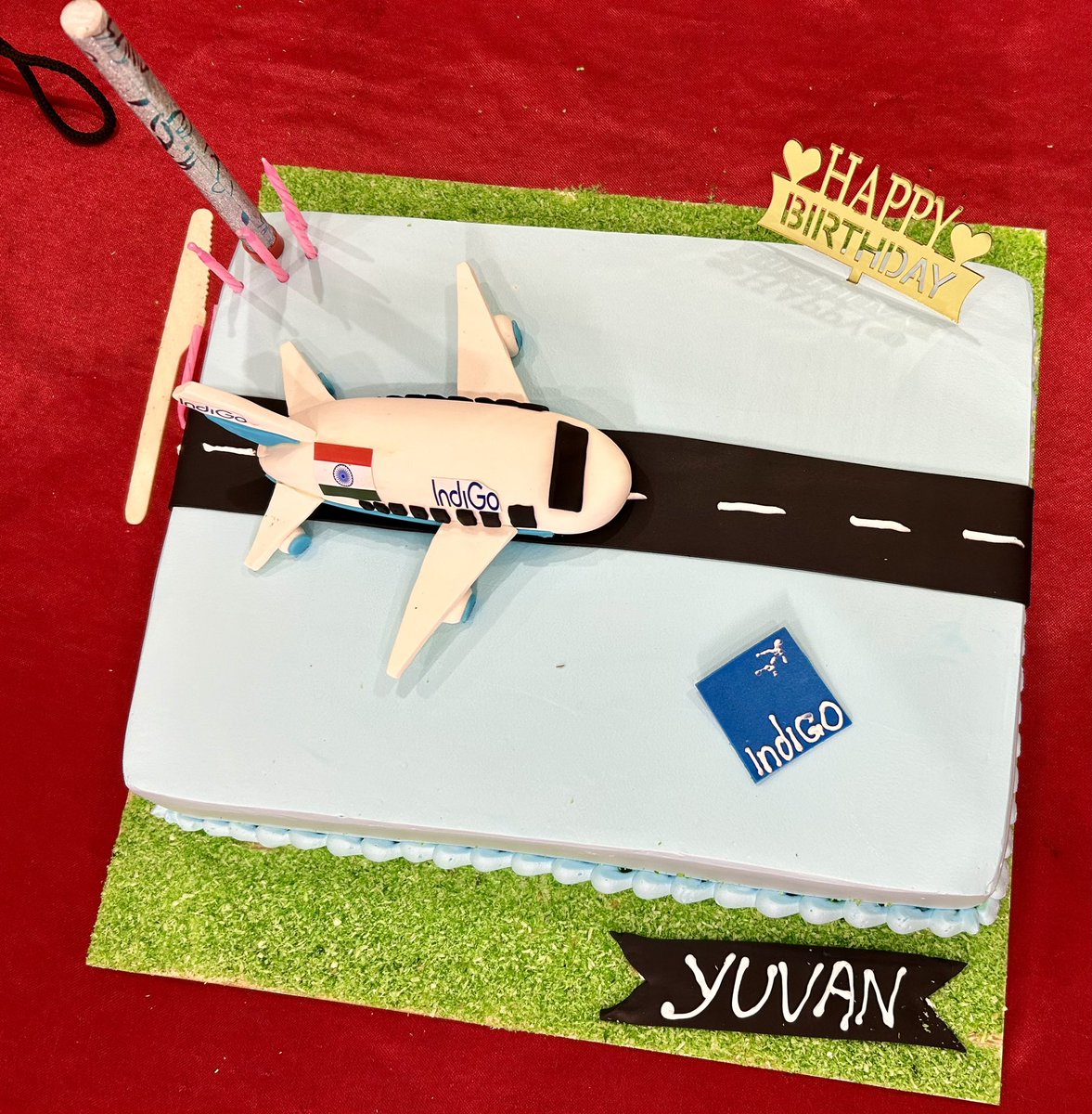 dr_girraj's tweet photo. My son Yuvaan adores @IndiGo6E so much that we themed his 4th birthday around it. He even dressed up as a pilot for the occasion as homage to Indigo’s hospitality ✈️
@IndiGo6E @JM_Scindia 
#Touristvillage #shivpuri https://t.co/9FVQa0X9jK