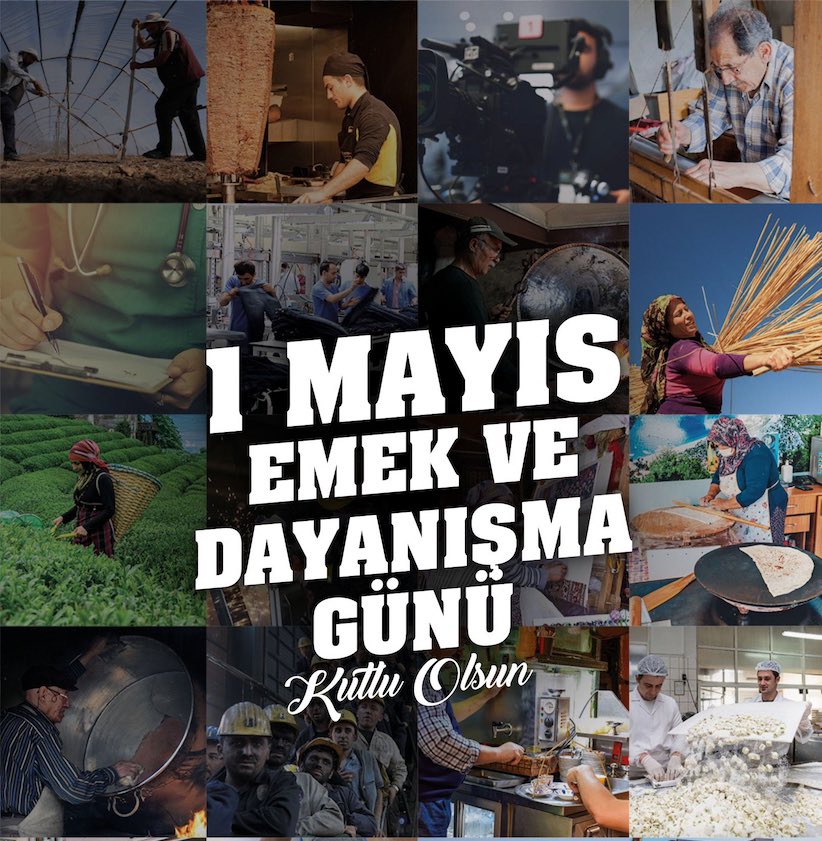 #1MAYIS Her zaman yardımlaşma ve dayanışma içerisinde emeğiyle, alın teriyle hayatımıza değer katan, emekçilerimizin 1 Mayıs Uluslararası Birlik, Mücadele ve Dayanışma Günü kutlu olsun. 🇹🇷🇹🇷 @akkadinbakirkoy