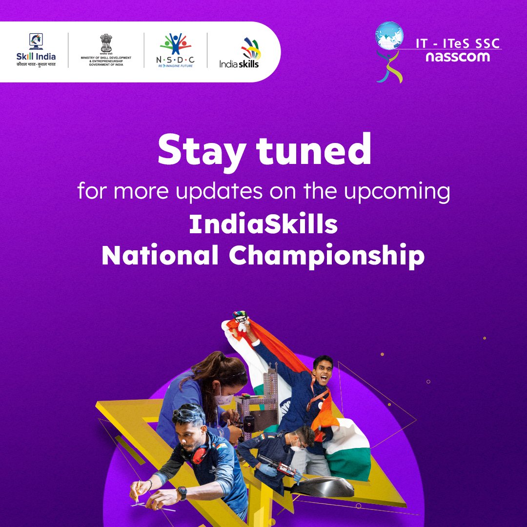 Cheers to the remarkable achievers at the #IndiaSkills 2024 District & State Level Track-2 competition! Congratulations to all the talented individuals who have paved their way to the National Championship. Stay updated with us for more updates! #SSCnasscom #SkilledIndia