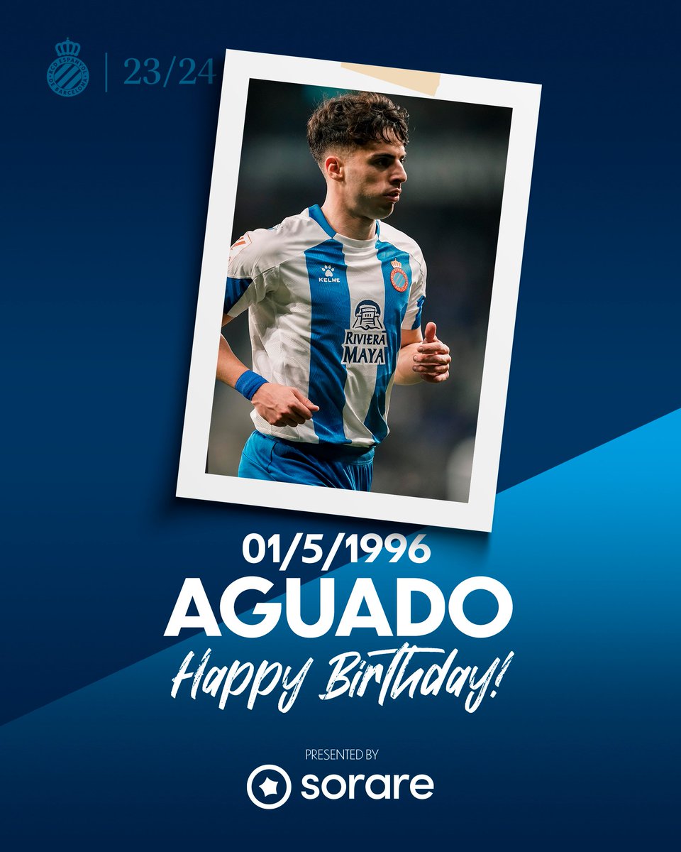 🎂 Avui és l'aniversari d'Álvaro Aguado. ¡Muchas felicidades, @Aguado_10! 👏