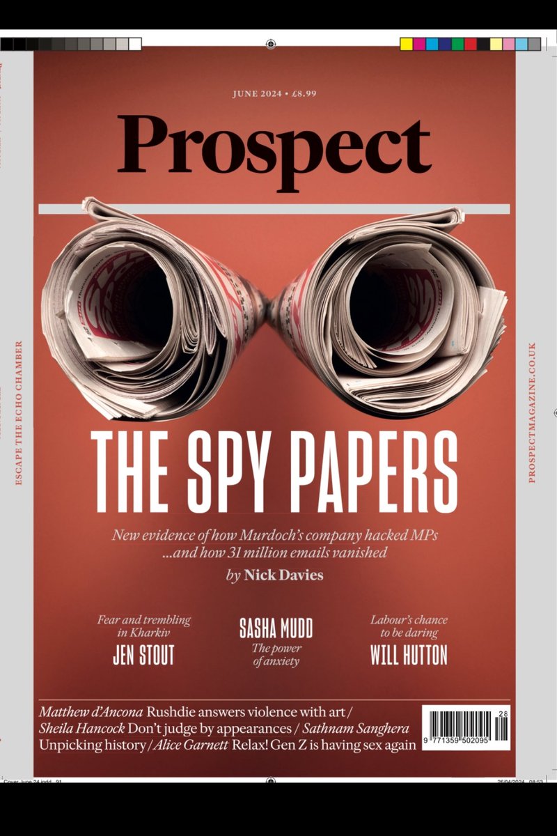 Here’s the latest issue of @prospect_uk - with some astonishing reporting by @Bynickdavies - out today