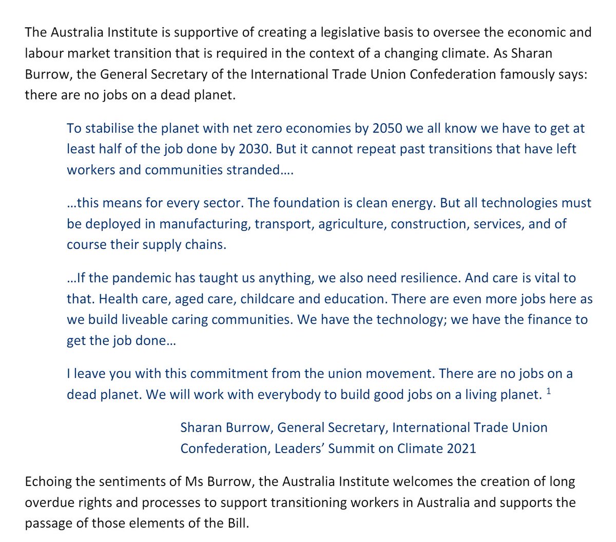 But let’s remember: there are no jobs on a dead planet. All workers are vulnerable to climate change. How can the NZEA meaningfully transition workers out of fossil fuels when the govt is trying to create NEW fossil fuel jobs by approving gas & coal projects? 9/