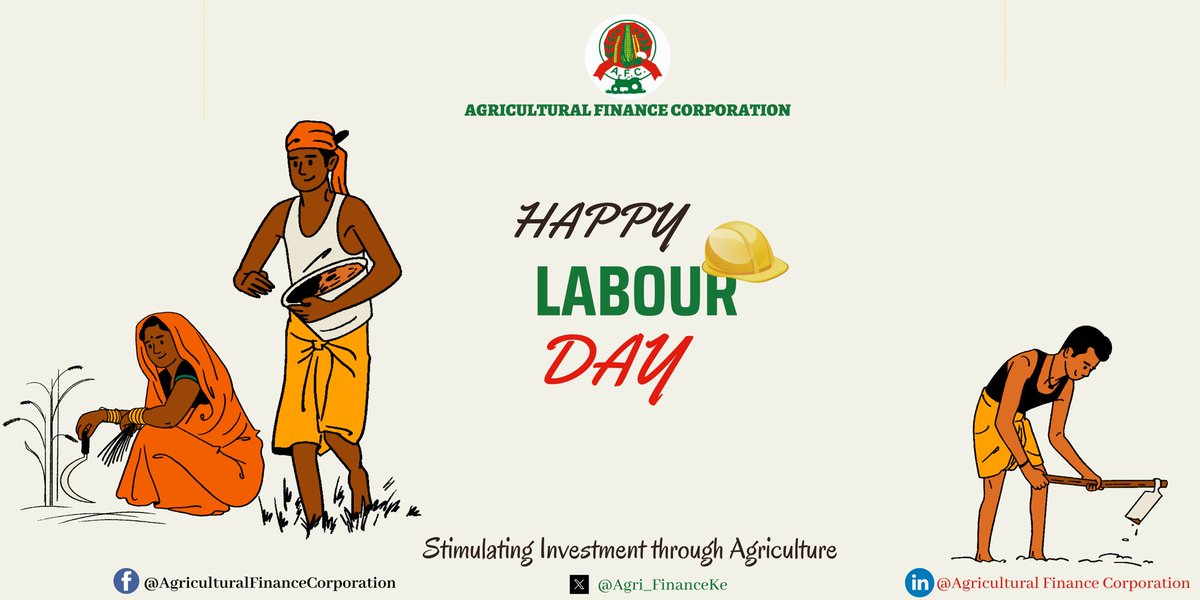 AFC appreciates your contribution to enhancing food security in the country. Happy #LabourDay
