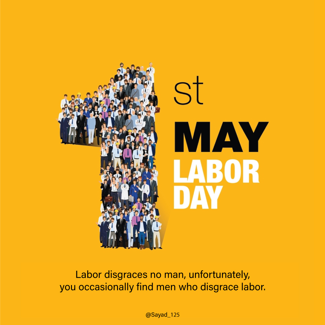 Labor disgraces no man, unfortunately, you occasionally find men who disgrace labor. #LaborDay2024
