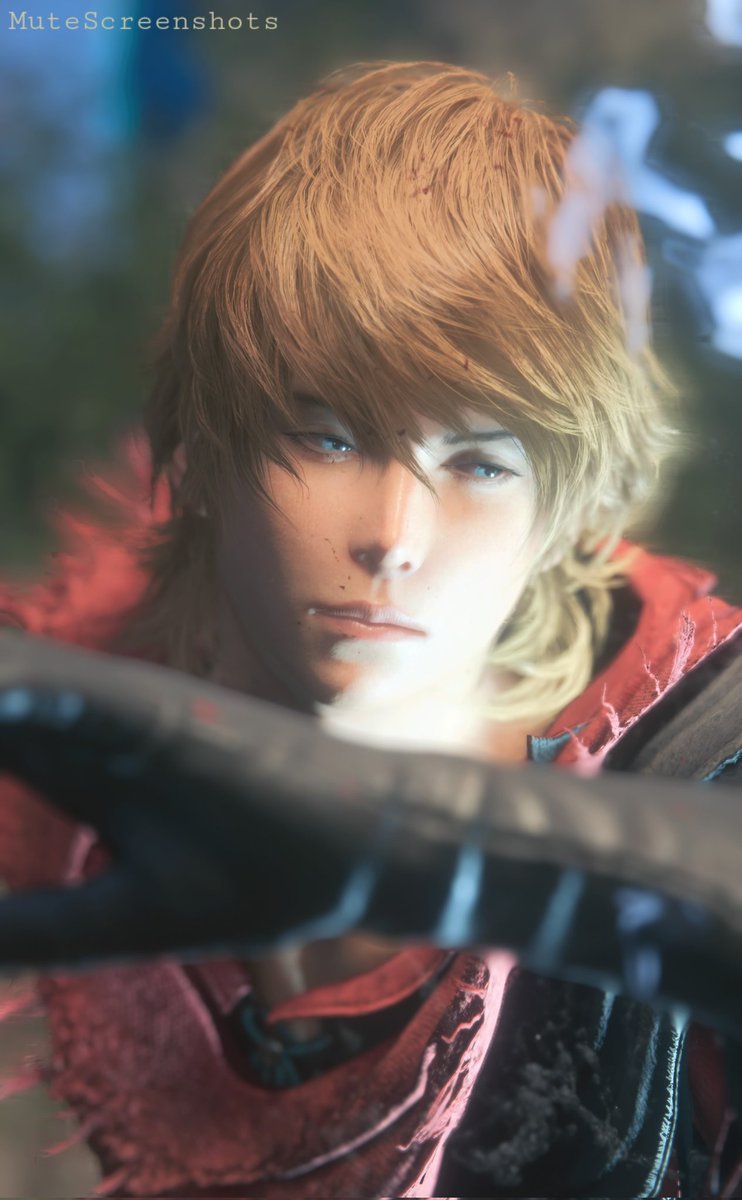 I love how the lighting makes his eyes shine 💙 
#JoshuaRosfield #FINALFANTASYXVI #VirtualPhotography #photomode #FFXVI #FF16 #mydarlingmybeloved