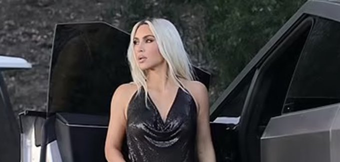 Kim Kardashian Flaunts Her Curves While Promoting Controversial $60k Cybertruck Amid Safety Concerns