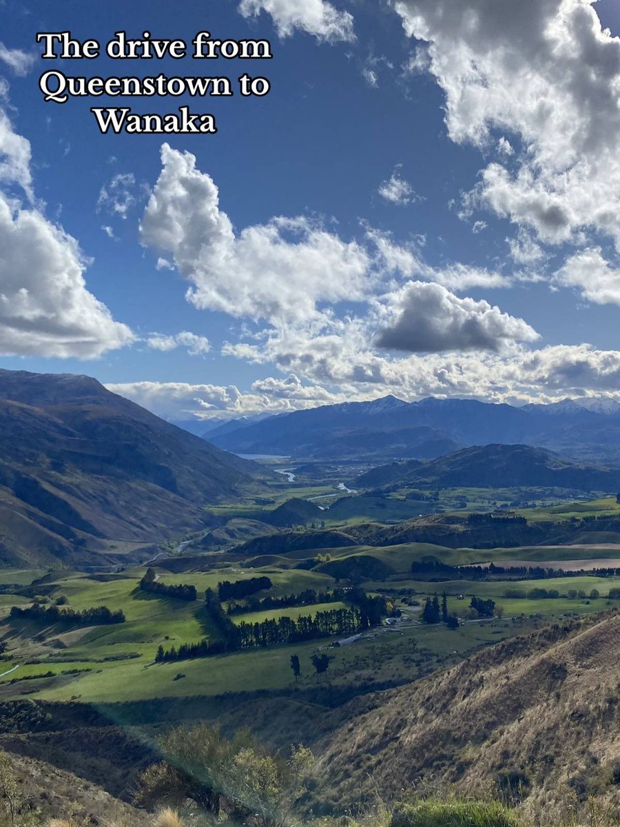 Great drive from queen town to Wanaka New Zealand #投げ