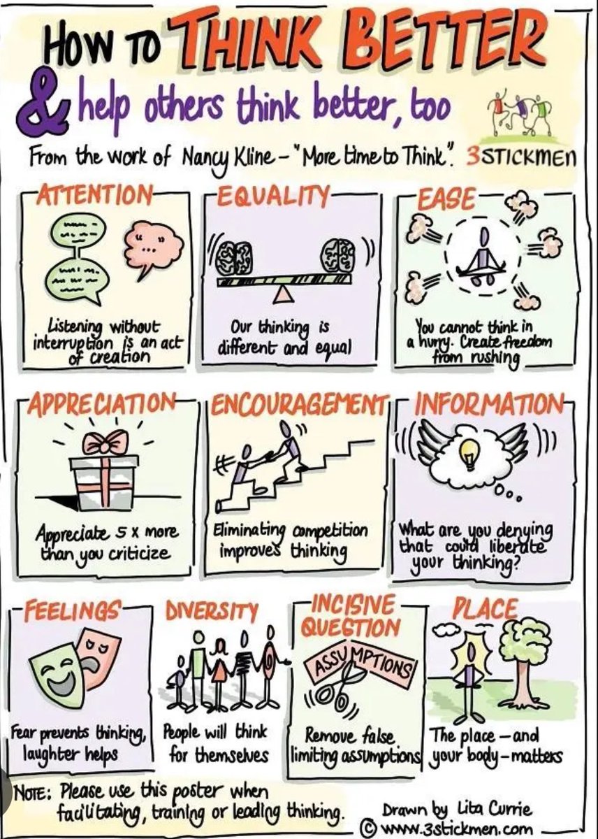 Leading yourself & others when you’re all in a state of chronic overwhelm is tough. I’ve been leaning into Nancy Kline’s work this last few weeks, bringing the intention back to supporting thinking. What tools do you use to support your leadership?