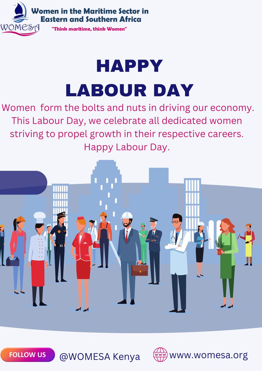 KenyaWomesa's tweet photo. As we join all workers on this day,let us embrace our purpose of giving hope for new beginnings.Happy Labour day  #WomesaKenyaCares  #SheWorksSheLeads #HappyLabourDay https://t.co/tjPyrkhbMg