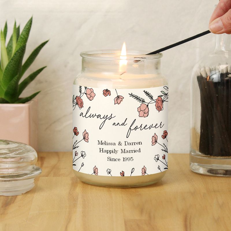 Scented with French vanilla & with a burn time of approx. 110 hours, this 'Always & Forever' jar candle would make a lovely personalised anniversary gift idea  lilybluestore.com/products/perso…

#candles #scentedcandle #giftideas #shopsmall #shopindie #mhhsbd #earlybiz