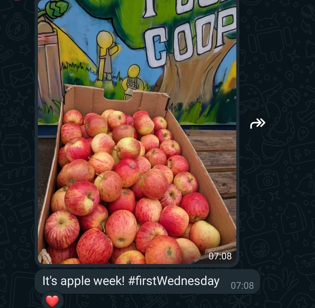 Don't forget, first Wednesday of the month is Apple week!!!! Get stocked up today!