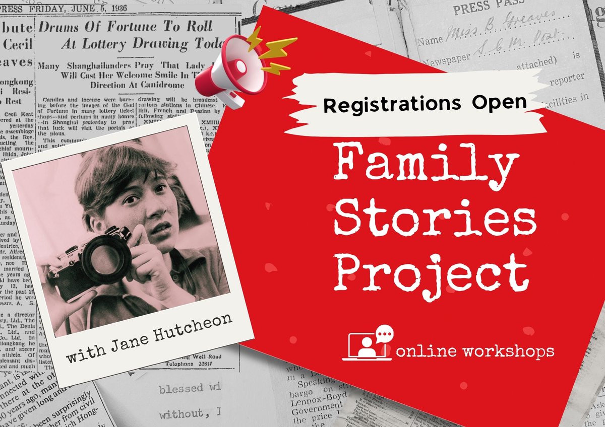 I'm leading 3 online family story telling workshops, late May + June. If you're interested in getting your family stories out of the bottom drawer + learning oral history/interviewing techniques, pls take a peek janehutcheon.com/doing/#events
#FamilyHistory