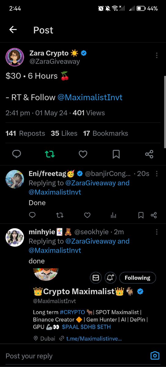 shinggibbung's tweet photo. @ZaraGiveaway @web3og https://t.co/Tgr1HhaacM