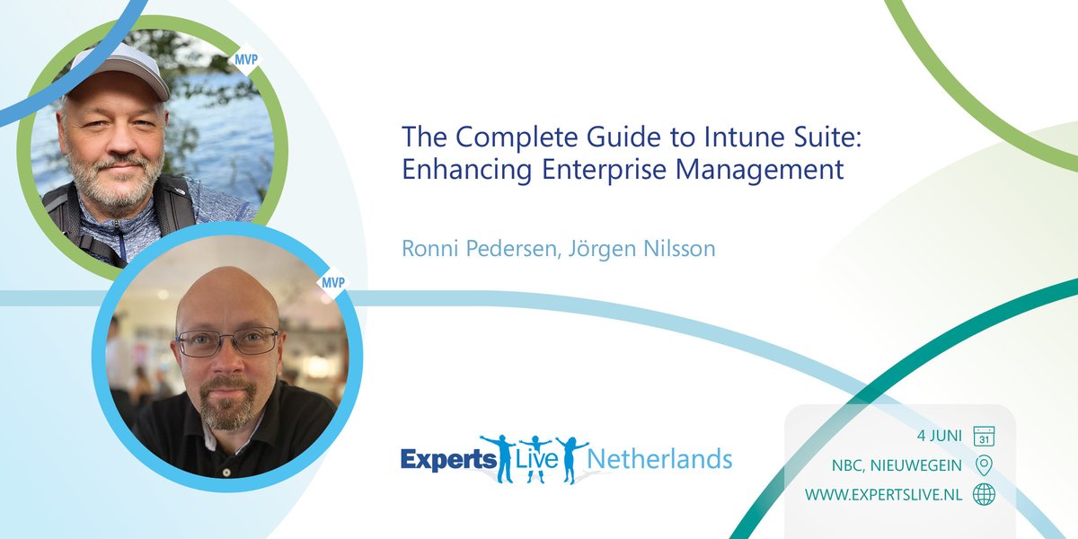 Ontmoet Ronni Pedersen (@ronnipedersen) & Jörgen Nilsson (@ccmexec) op #ExpertsLiveNL 🌟! Hun sessie over Intune Suite op 4 juni biedt essentiële inzichten voor het verbeteren van enterprise management. Mis het niet! expertslive.nl #Intune #ITManagement