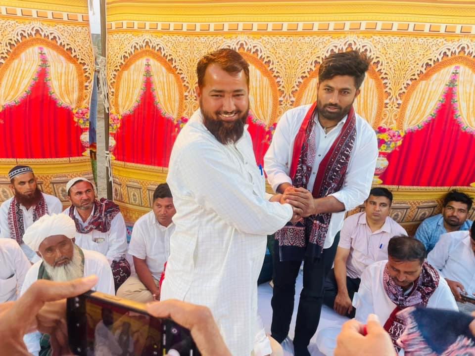 गतदिवस पचपदरा विधानसभा क्षेत्र के ग्राम पंचायत मंडापुरा में हासम खान जी मंगलिया (मदीना होटल) के सुपुत्र के वैवाहिक कार्यक्रम में शामिल होकर शुभकामनाएं दी।