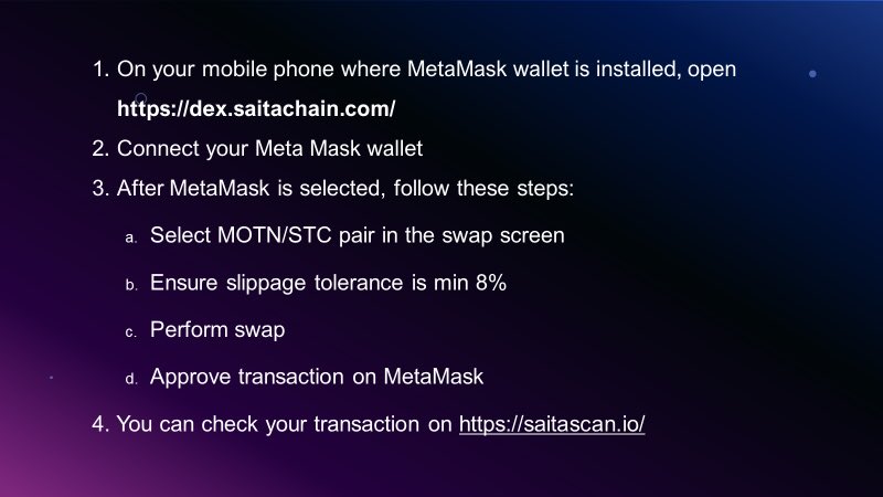 #MOTN #MotionToken 

🚀Tokenomics🚀

✅ 10 Billion Total Supply

✅ 60% Circulating Supply

✅ 30%  Reserved for Rewards

✅ 10% Reserved for Team

✅ Rest of month 5% Sell 0% Buy

✅ Standard tax 2% Sell 1% Buy

✅ 1% Buy burn first 12 months 

#FitCoach #MotionToken