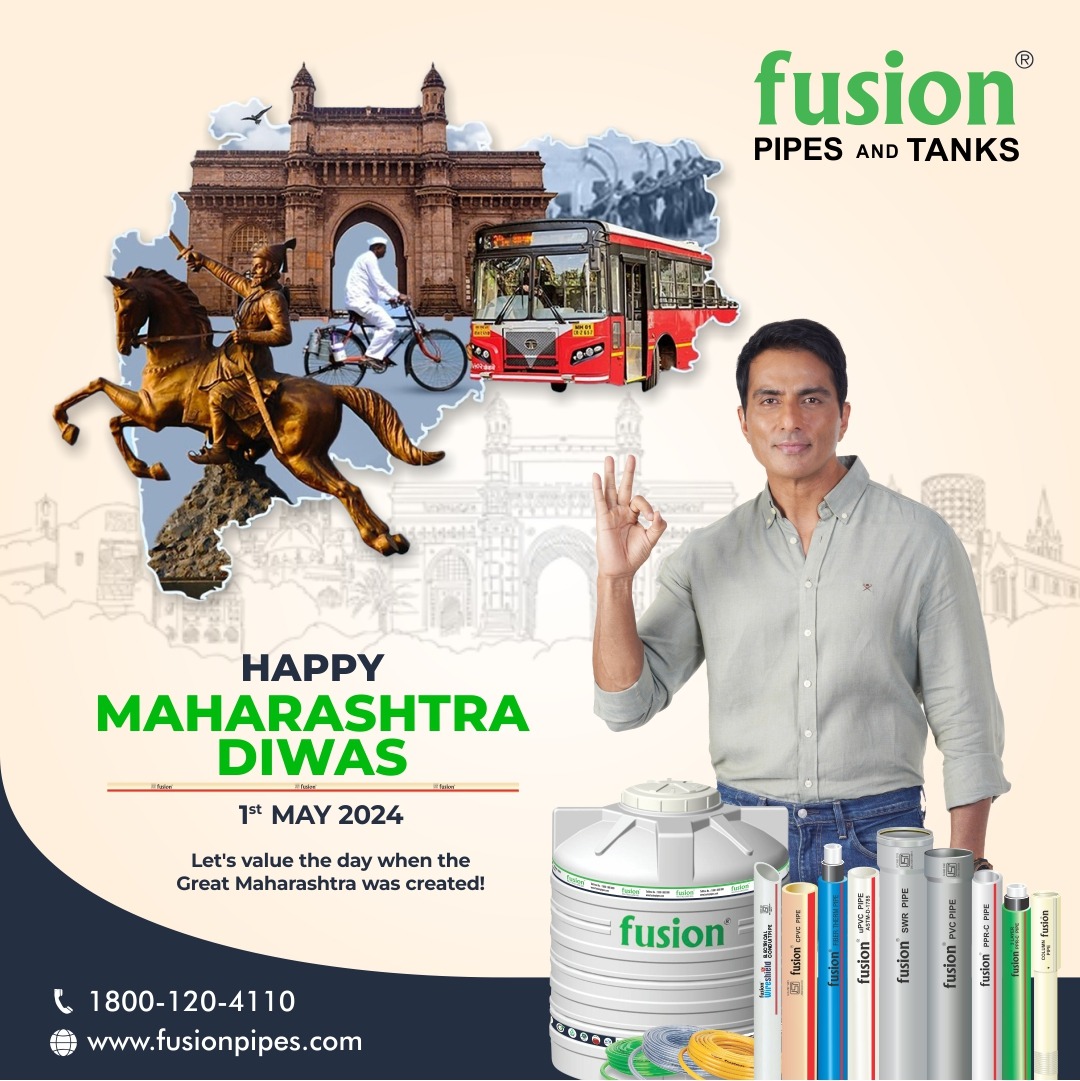 Let's embrace the essence of Maharashtra - unity, diversity, and progress. Happy Maharashtra Day!
#thinkofqualitythinkoffusion
#fusionindustrieslimited
#noconfusiononlyfusion