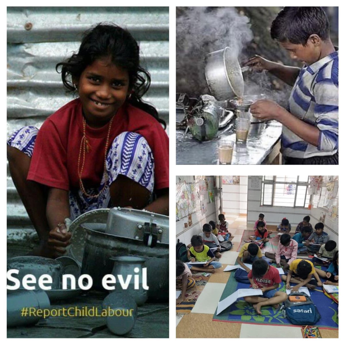 #Childlabour is so common, we often turn a blind eye to it. This 1st of May, let's give their childhood its dignity back. #SayNoToChildLabour #LabourDay and give them opportunities and wings to fly ❤️