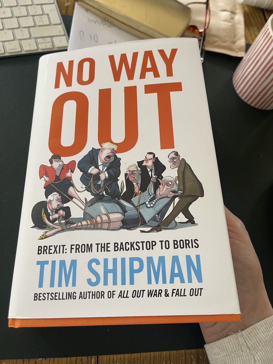 This brilliant book by ⁦@ShippersUnbound⁩ - I’ve had a peep at his lap top and seen the immense amount of work he put into this. A step by step analysis I wish everyone had the time to read in order that people could really understand how difficult Brexit was to deliver.